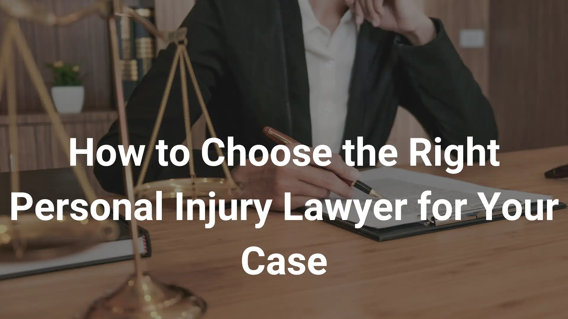 How to Choose the Right Personal Injury Lawyer for Your Case image